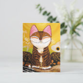 Kattenkunst - Aarde (5 elementen) Briefkaart (Staand voorkant)