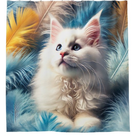 Kattenkunst Douchegordijn (Voorkant)