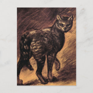 Kattenkunst - kunst - Steinlen Briefkaart