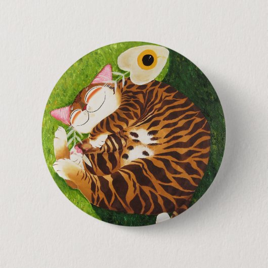 kattenkunst - Perfect Harmony Ronde Button 5,7 Cm (Voorkant)