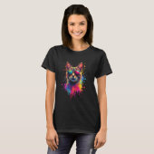 Kattenkunst T-shirt (Voorkant volledig)