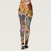 Kattenkunstpatroon Leggings (Achterkant)