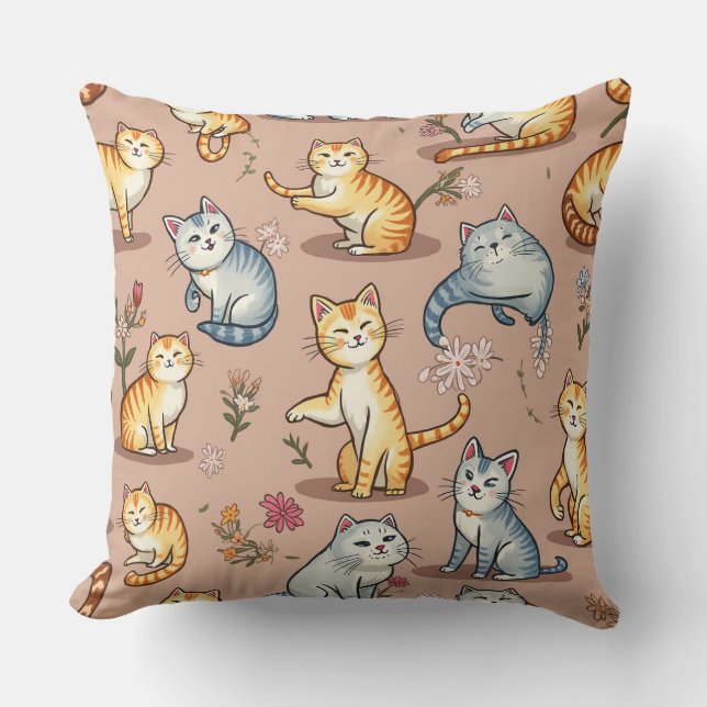 kattenkussen kussen (Voorkant)