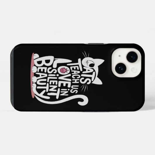 kattenkwaad iPhone hoesje (Achterkant horizontaal)