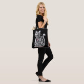 kattenkwaad tote bag (Op model)