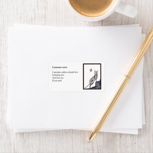 Kattenlabels (a278) etiket (Insitu)