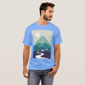 Kattenlandschap T-shirt (Voorkant volledig)