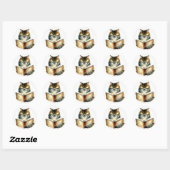 Kattenleesboek Ronde Stickers (Vel)