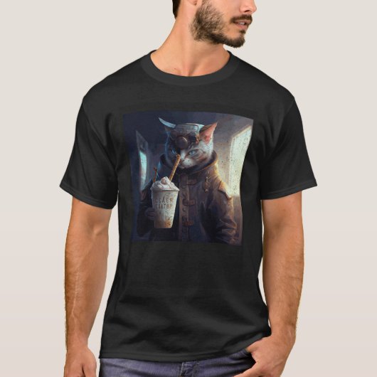 Kattenleraar Ijs T-shirt (Voorkant)