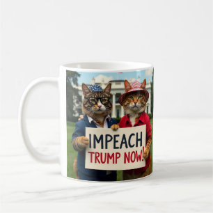 Kattenleraren zeggen Trump af te zetten Koffiemok
