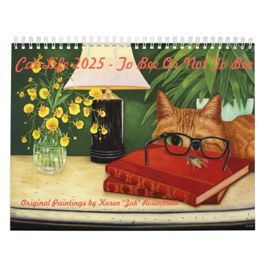 Kattenleven 2025 Kalender "Te zijn of niet te zijn (Hoes)