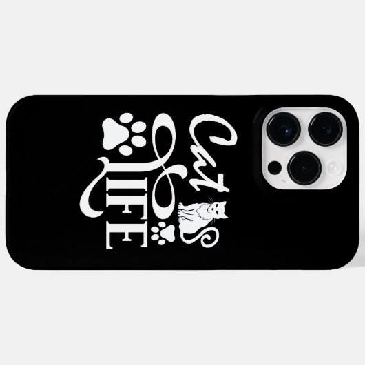 Kattenlichaamstaal Case-Mate iPhone Case (Achterkant (horizontaal))