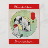 kattenliefde briefkaart (Voorkant)