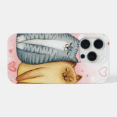 Kattenliefde iPhone Hoesje (Achterkant horizontaal)