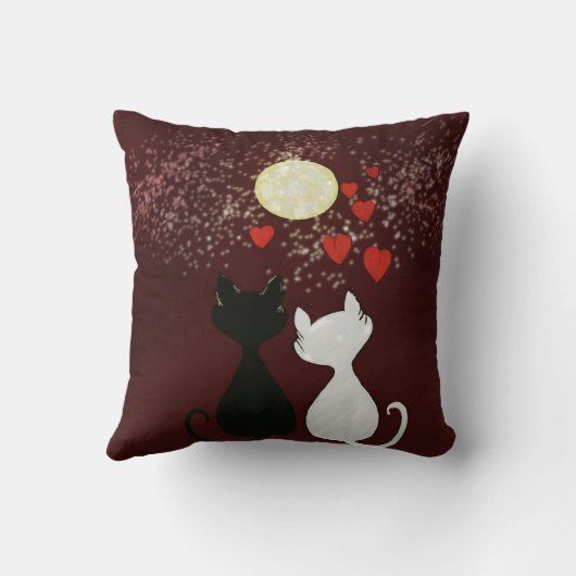 Kattenliefde Kussen (Achterkant)