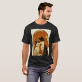 Kattenliefde Maan T-shirt (Voorkant volledig)