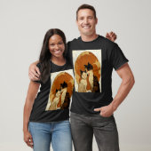Kattenliefde Maan T-shirt (Unisex)
