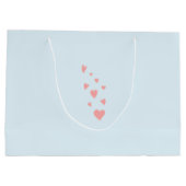 Kattenliefde met harten groot cadeauzakje (Achterkant)