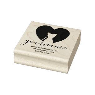 Kattenliefde Rubberstempel