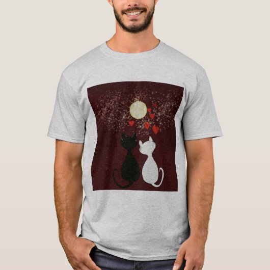 Kattenliefde T-shirt (Voorkant)