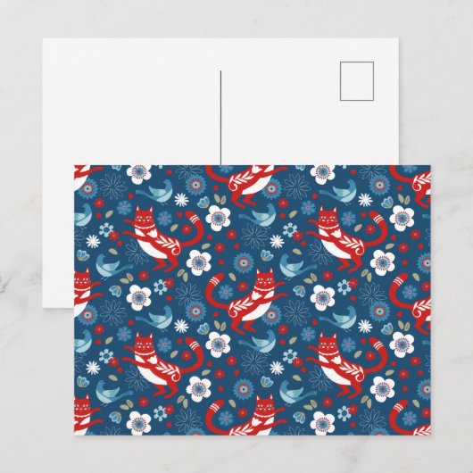 Kattenliefhebber Ansichtkaart Briefkaart (Voorkant / Achterkant)