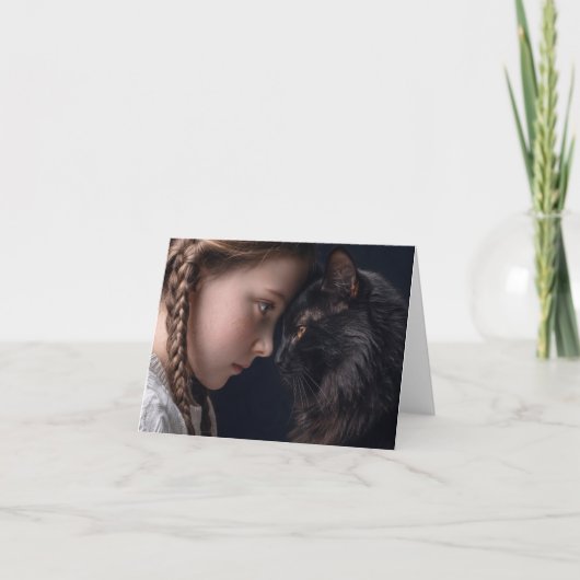 kattenliefhebber bedankkaart (Voorkant)