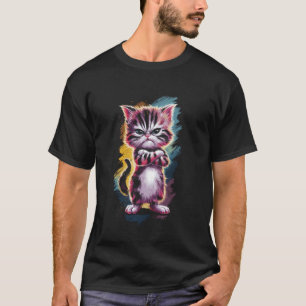 Kattenliefhebber Boze Kat Katachtig Cadeau Grafisc T-shirt