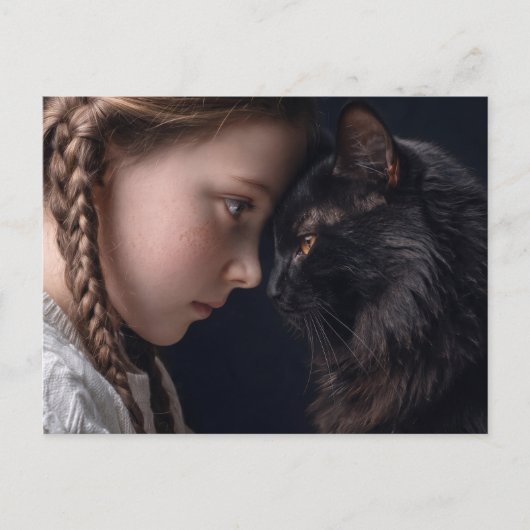 kattenliefhebber briefkaart (Voorkant)