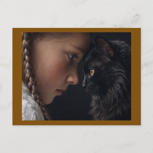 kattenliefhebber briefkaart (Voorkant)