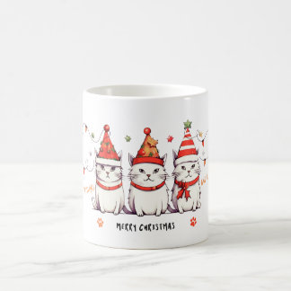 Kattenliefhebber Christmas Snowflake Coffee Mok