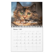 Kattenliefhebber Fotocollage & Grappige Kattengrap Kalender (Feb 2027)