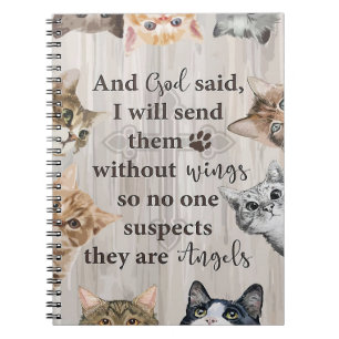 Kattenliefhebber God Stuur Mij Katten Notitieboek