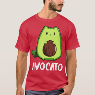 kattenliefhebber grappige avocato kat avocato avoc t-shirt