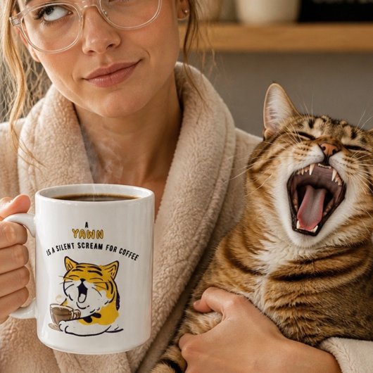 Kattenliefhebber Grappige Koffie Quote Mok