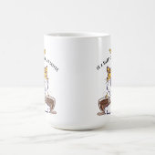 Kattenliefhebber Grappige Koffie Quote Mok (Center)