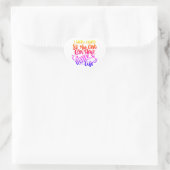 Kattenliefhebber hart sticker (Tas)