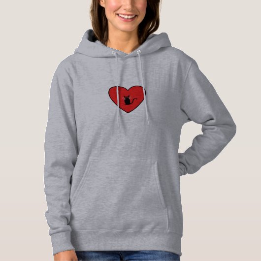 Kattenliefhebber Hoodie (Voorkant)