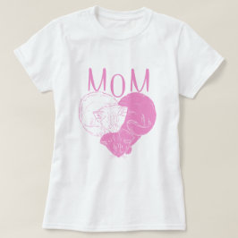 KATTENLIEFHEBBER | Kat Mam Roze T-shirt