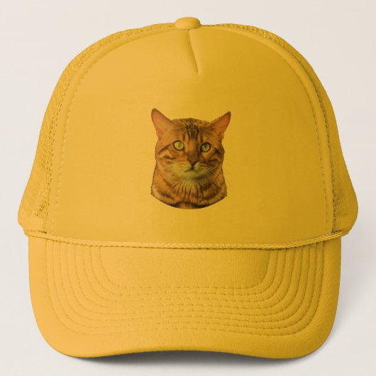 kattenliefhebber-kattenpoot trucker pet (Voorkant)
