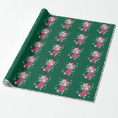 Kattenliefhebber Kerst Moppen Kattenbezitter Cadeaupapier (Uitgerold)