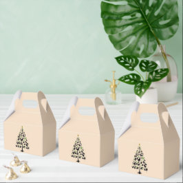 Kattenliefhebber Kerstboom 2 Bedankdoosjes
