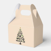 Kattenliefhebber Kerstboom 2 Bedankdoosjes (Voorkant Zijde)
