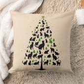 Kattenliefhebber Kerstboom 2 Kussen (Deken)