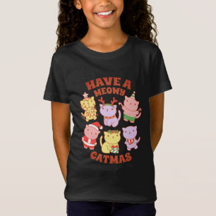 Kattenliefhebber Kerstmis, Prettig Kattmis T-shirt