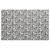 Kattenliefhebber klarinetspeler stof (Fat Quarter)