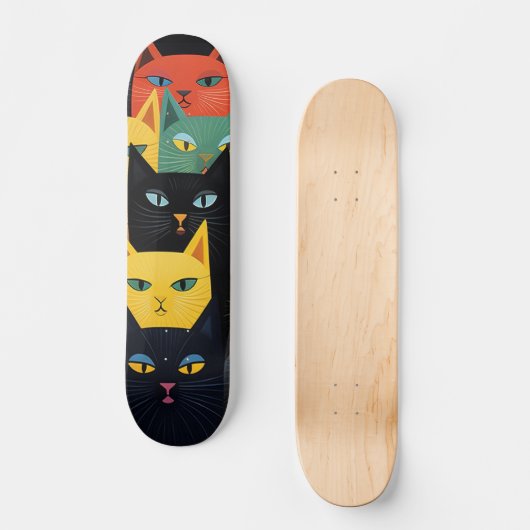 KATTENLIEFHEBBER KOEL SKATEBOARD (Voorkant)