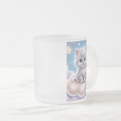 kattenliefhebber matglas koffiemok (Voorkant rechts)