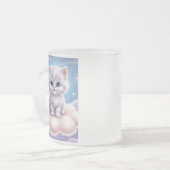 kattenliefhebber matglas koffiemok (Voorkant links)