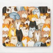 Kattenliefhebber Muismat (Voorkant)