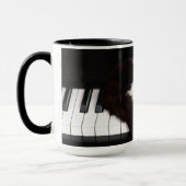 Kattenliefhebber Pianotoetsen Mok (Links)